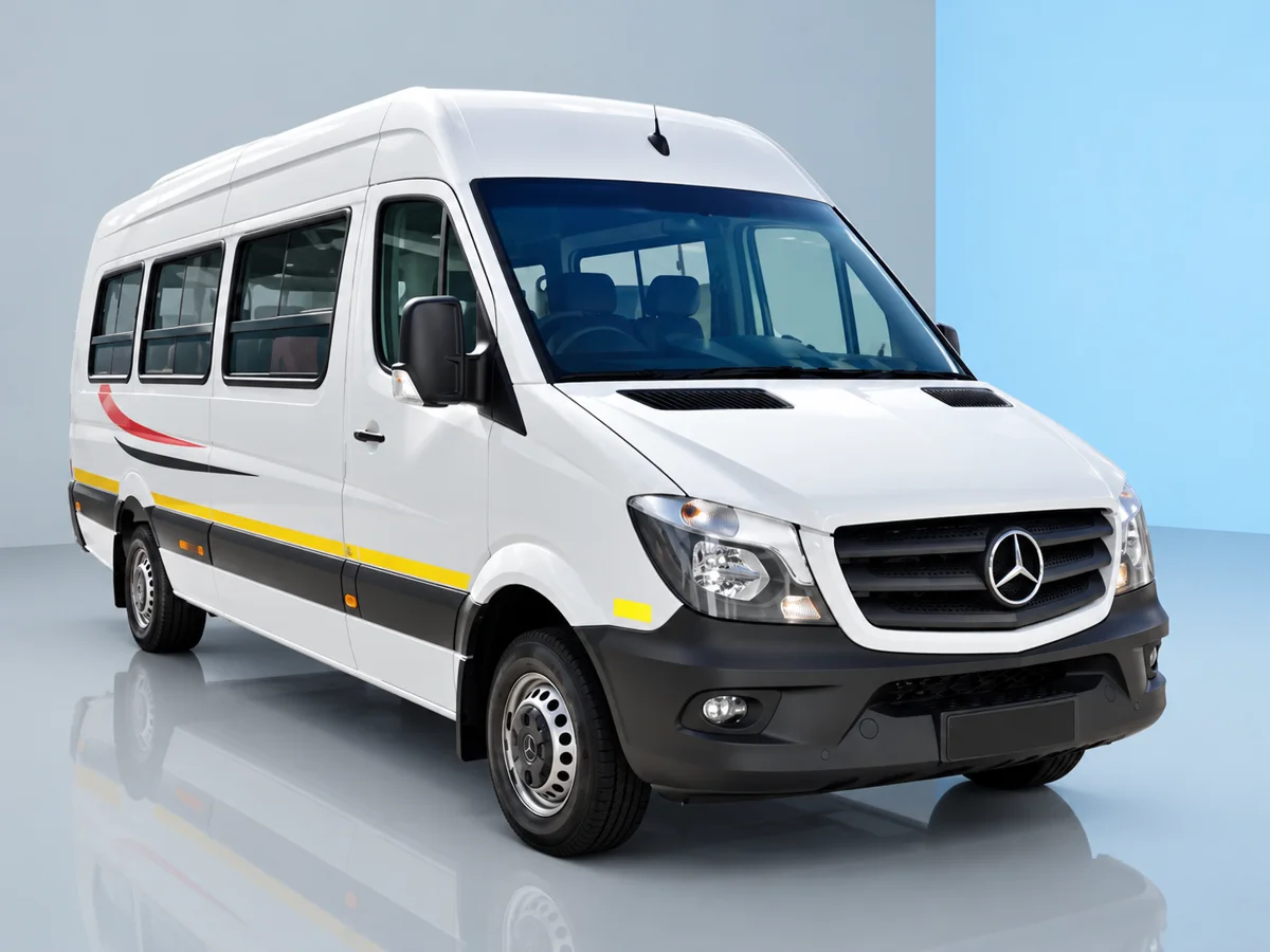 Representative Mercedes Sprinter for staff transport